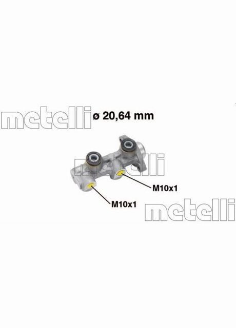 Циліндр гальмівний головний D=20.64 DAEWOO LANOS (KLAT) 05/97-- / DAEWOO LANOS SALOON (KLAT) 02/97-- 05-0760-ua Metelli (366814433)