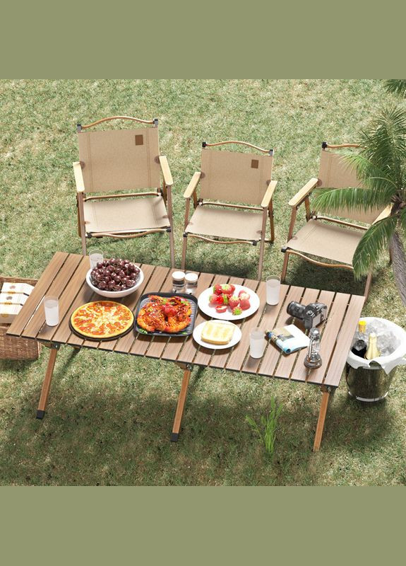 Cтол раскладной для кемпинга + чехол 117х60 Woody L WCG (346533496)