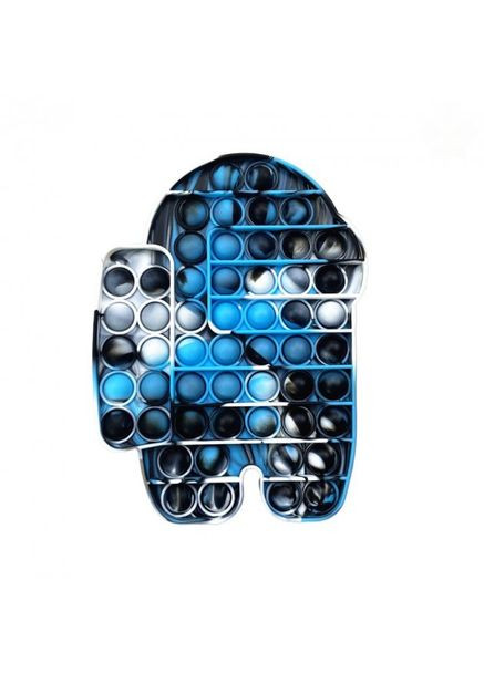 Мягкая игрушка антистресс Push Pop it Поп ит Among Us 20х14см. бесконечная пупырка тактильная Развивающая Тренд 2021 VelaSport (274276093)