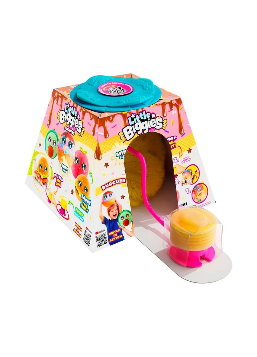 Игровой набор серии Little Foodies – Бургер (надувная игрушка, насос) Biggies (344449540)