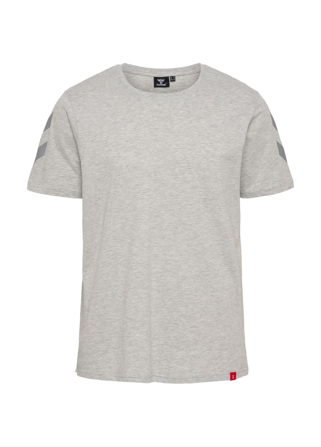Сіра футболка з логотипом для чоловіка 212570 сірий Hummel