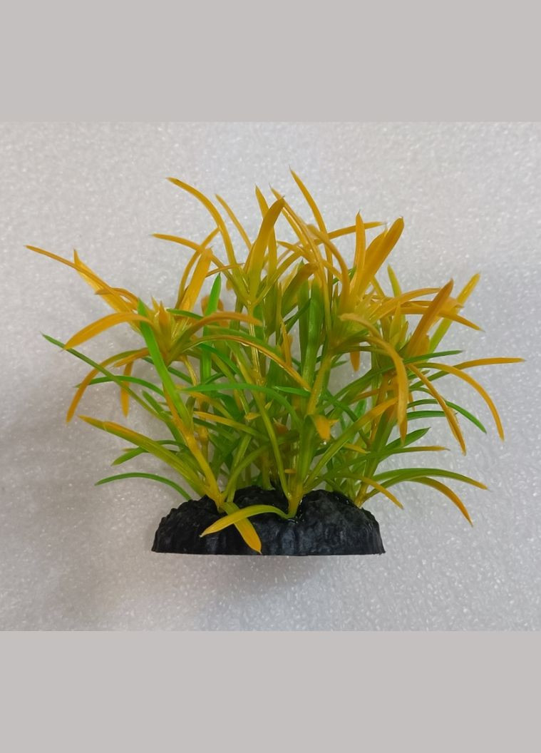 Рослина пластикова водорості TROPICAL PLANT, Декорація для акваріума жовтозелене 8 см A8011152 Croci (284176044)
