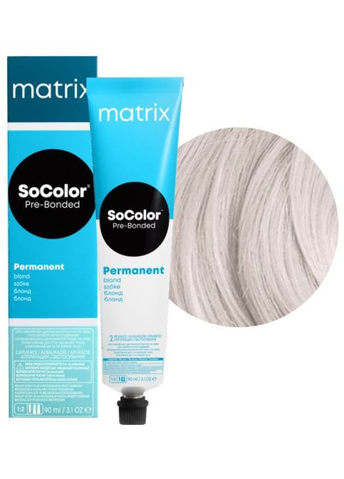 Стійка кремфарба для освітлення волосся SoColor Pre-Bonded Ultra Blonde UL-V+ ультра блонд Matrix (292736116)