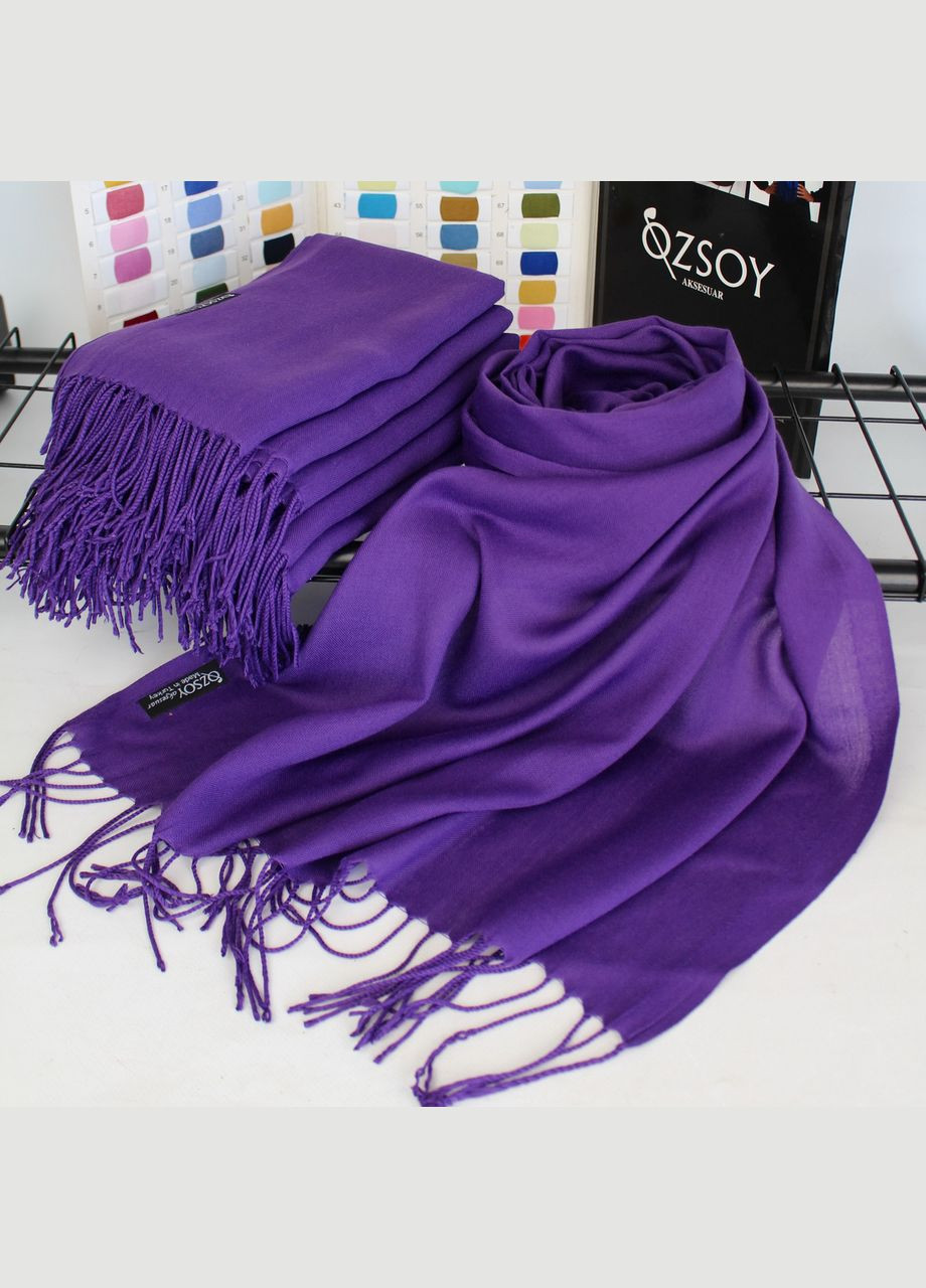 Шарф однотонний "Луїза" ультрафіолет 116030 Husta (322773622)
