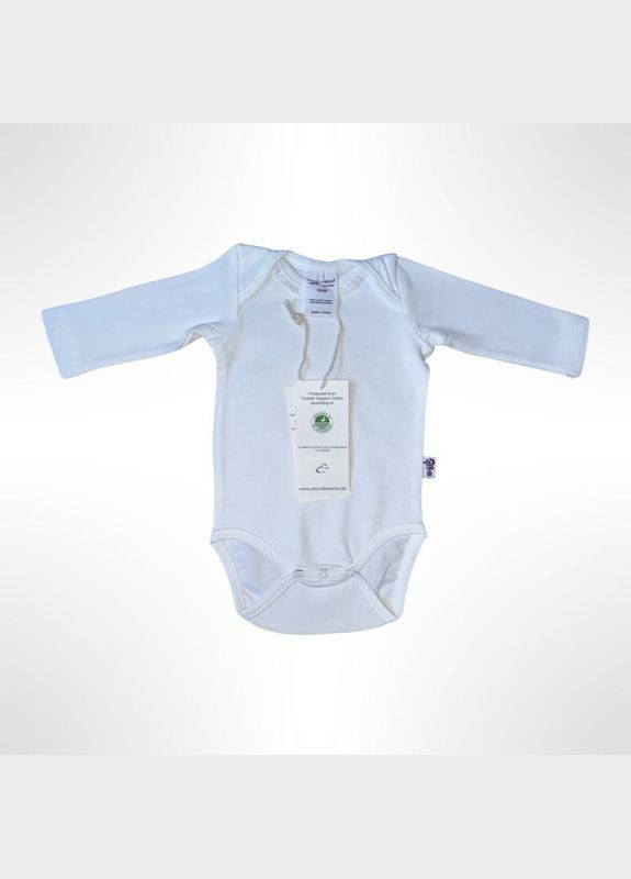 Детское боди organic cotton wear 56-80 см Белый (0796) ZEYNO&MEMO (344467902)