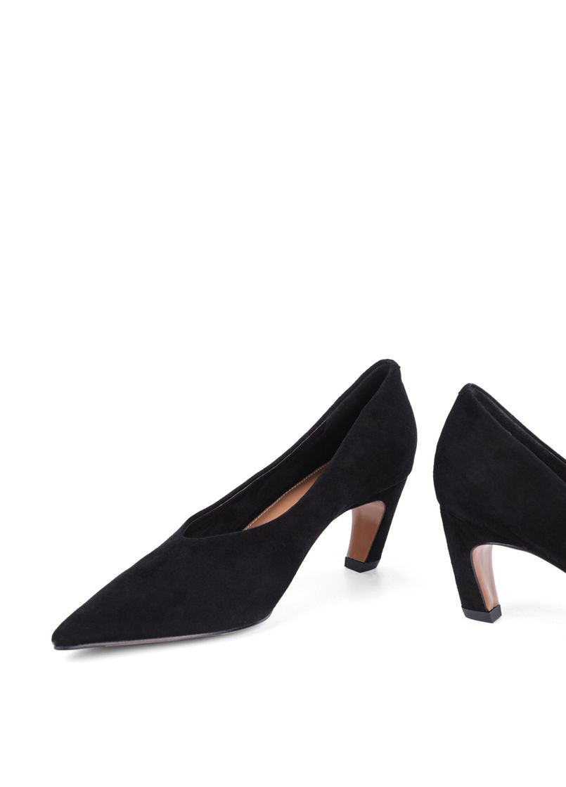 MIRATON Жіночі Туфлі 2426-5 Чорний Велюр чорний з текстиль, китай — демісезон (327538693)