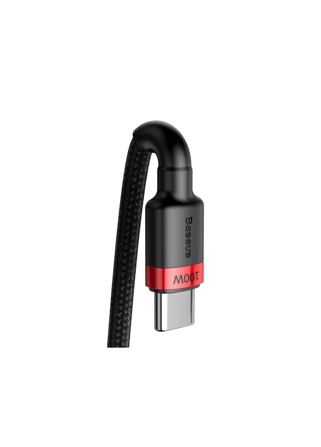 Кабель Cafule PD2.0 100W flash charging Type-C For Type-C cable (20V 5A)2m Red+Black Baseus Cafule Series (401174785)