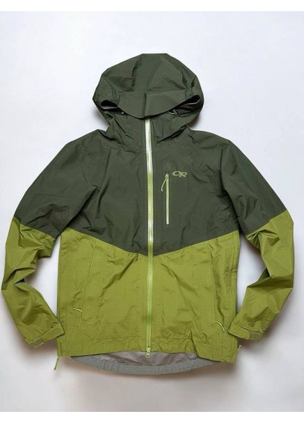 Оливковая (хаки) демисезонная ветровка Outdoor Research Foray 1 Gore-tex