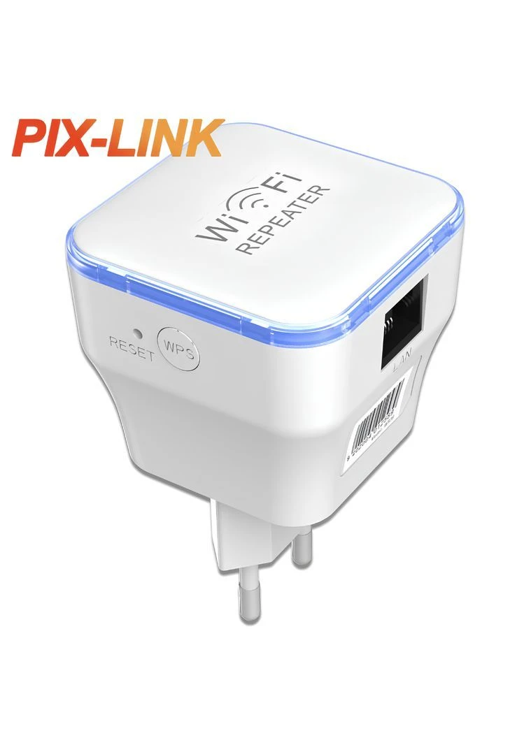 Ретранслятор-маршрутизатор Pix-Link X300R8 300Мбит/с 2.4Ггц Белий (TNRWSW021003W 4272) XON E-Tech (371807401)