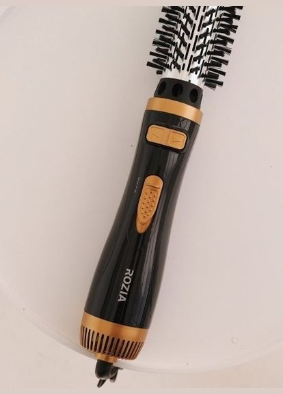 Професійний фен стайлер обертовий гребінець для сушіння/вкладки/завивки волосся з поворотним шнуром 3 температурні режими 2 Rozia (306716778)