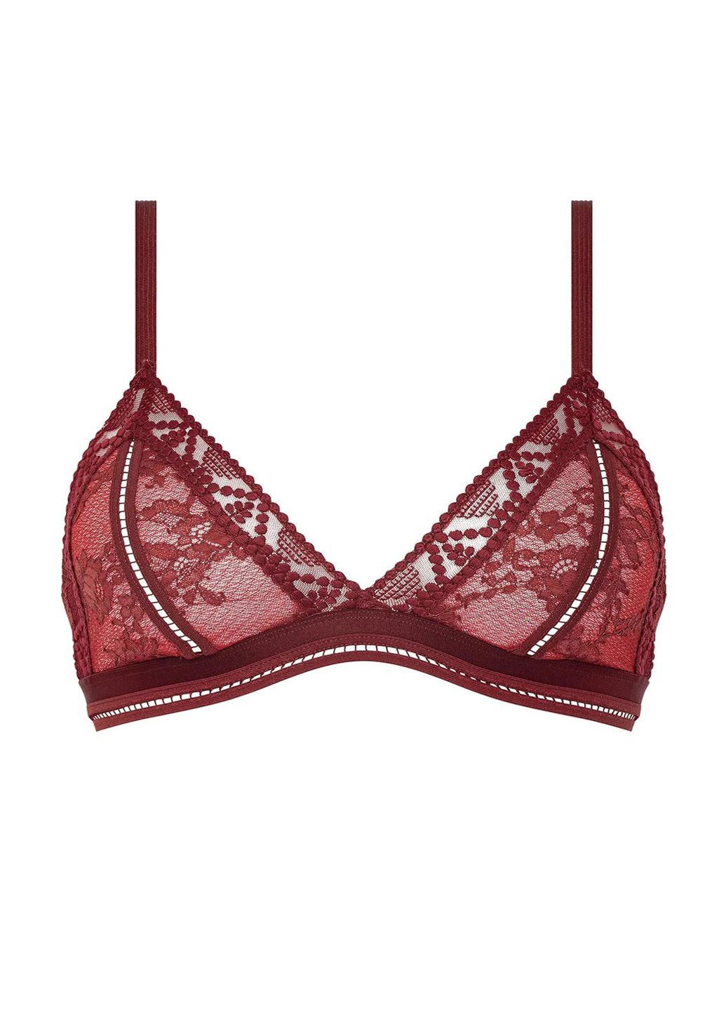 Бордовий бюстгальтер Passionata