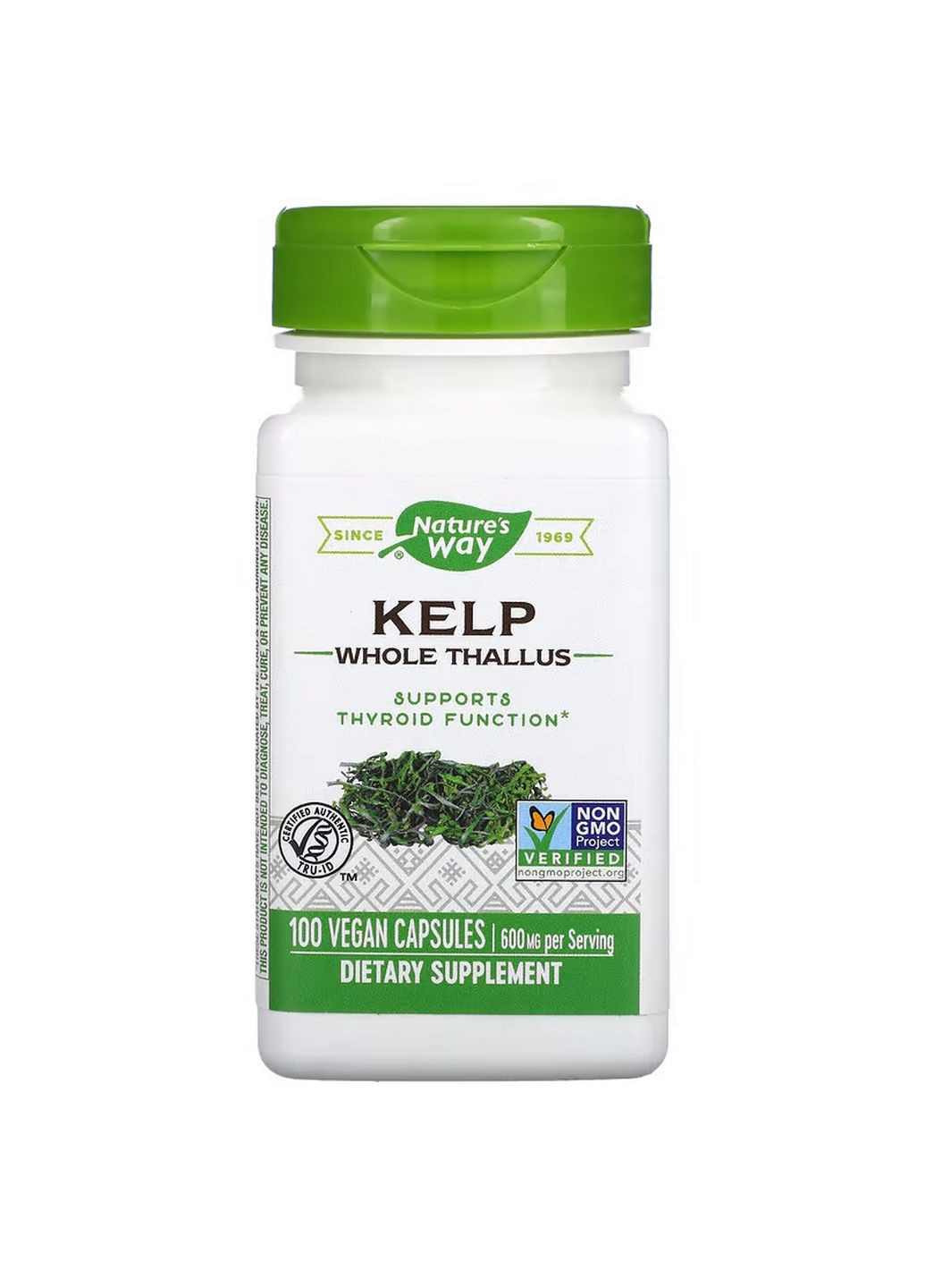 Вітаміни та мінерали Kelp, 100 вегакапсул Nature's Way (293417668)