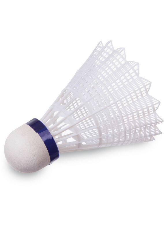 Воланы для бадминтона нейлоновые (6шт) TB200 (средний волан, белые) Teloon (370139912)