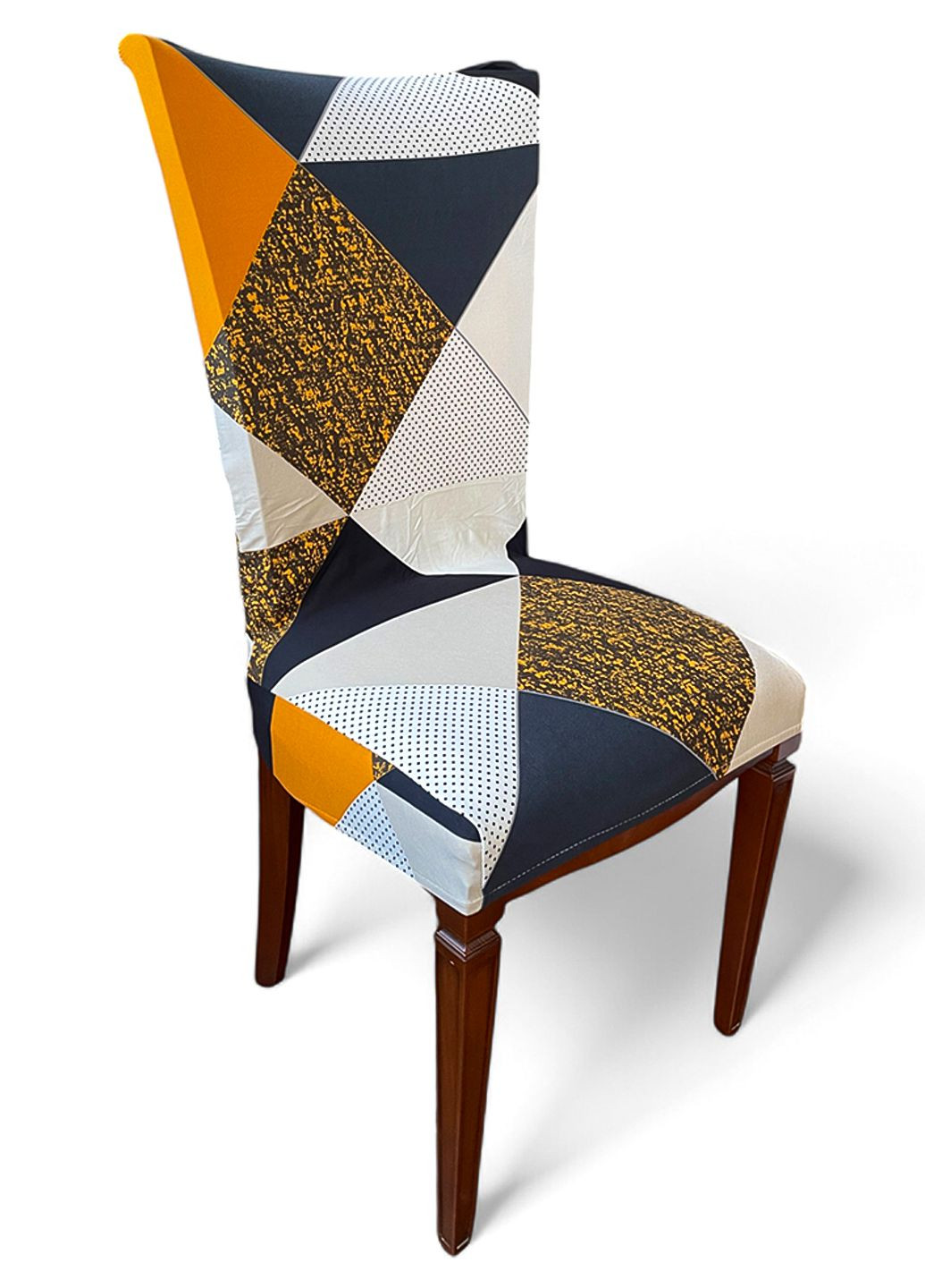 Чохол на стілець універсальний трикотажний 052 Love You (325221207)