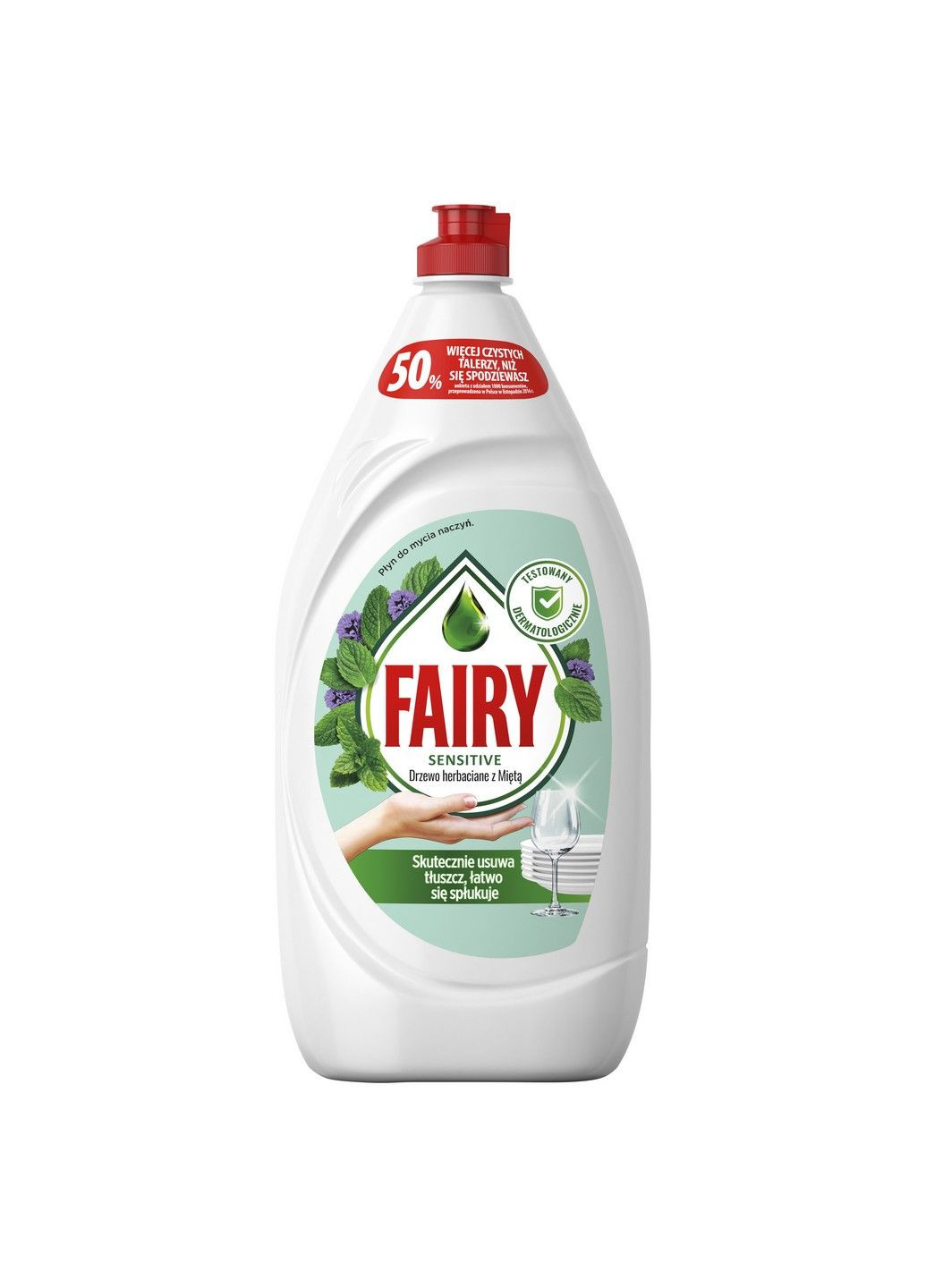 Засіб для миття посуду Чайне дерево та м'ята 1350 мл Fairy (304485161)