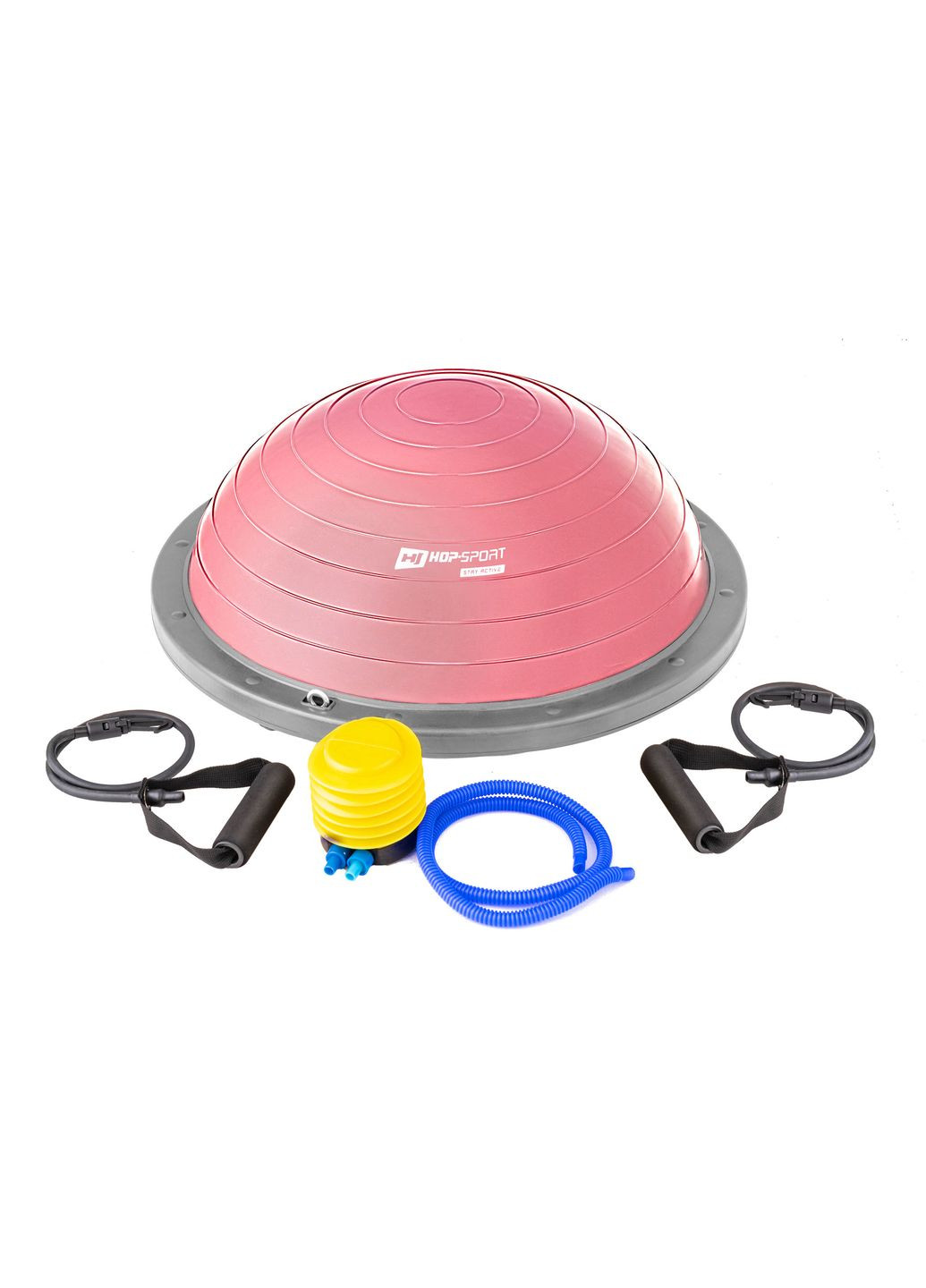 Балансировочная полусфера HS-L058 розовая Hop-Sport (361952693)