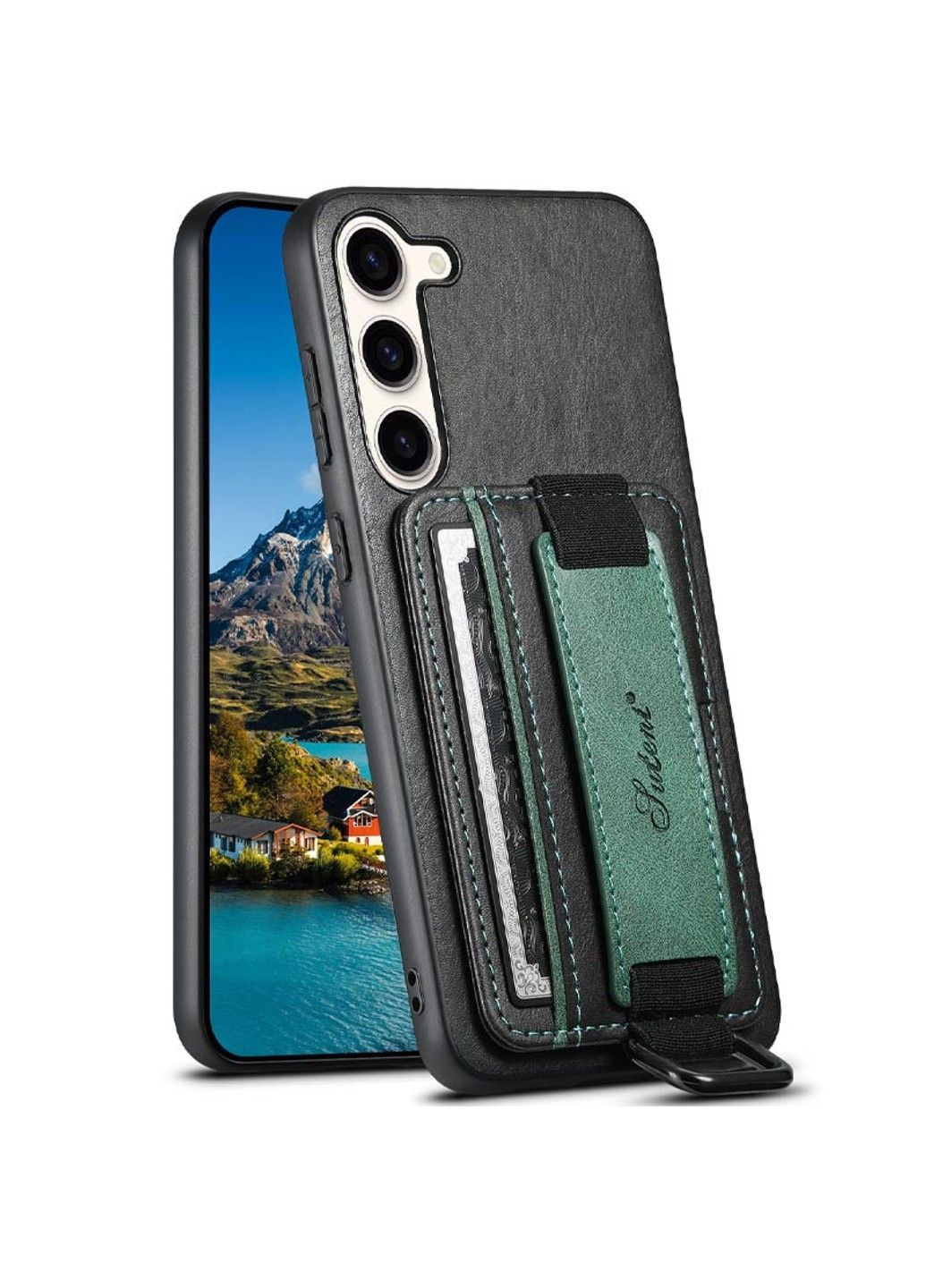 Шкіряний чохол Wallet case and straps для Samsung Galaxy S24 Epik (293513131)
