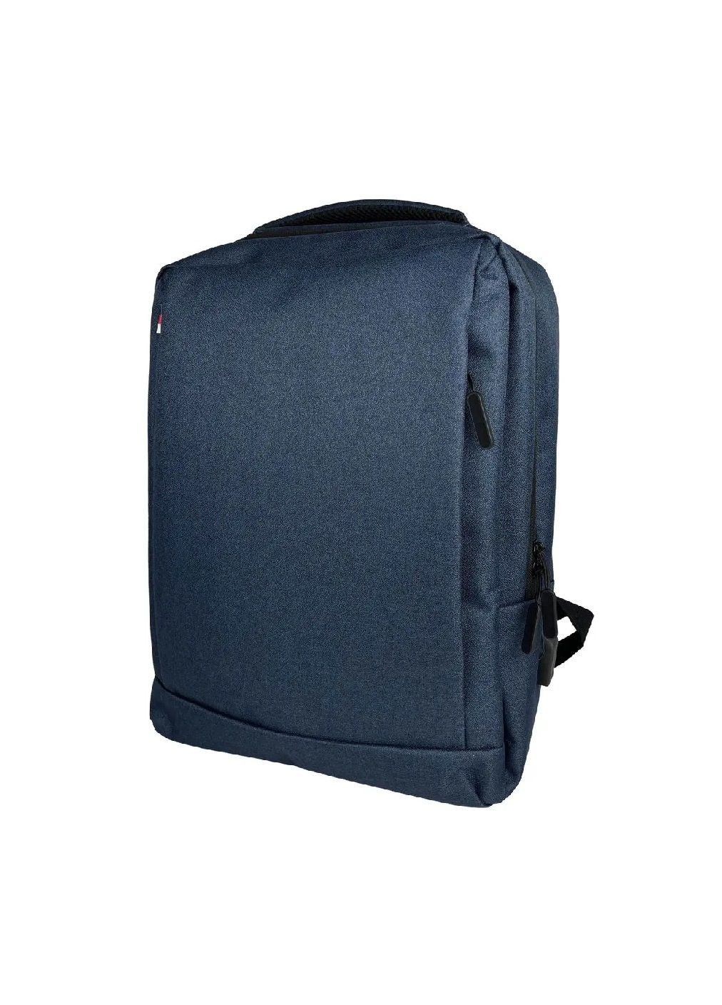 Рюкзак повседневный городской с карманом для ноутбука ремнем на спинке для багажа 42х31х12 см (477991-Prob) Синий Unbranded (301506742)