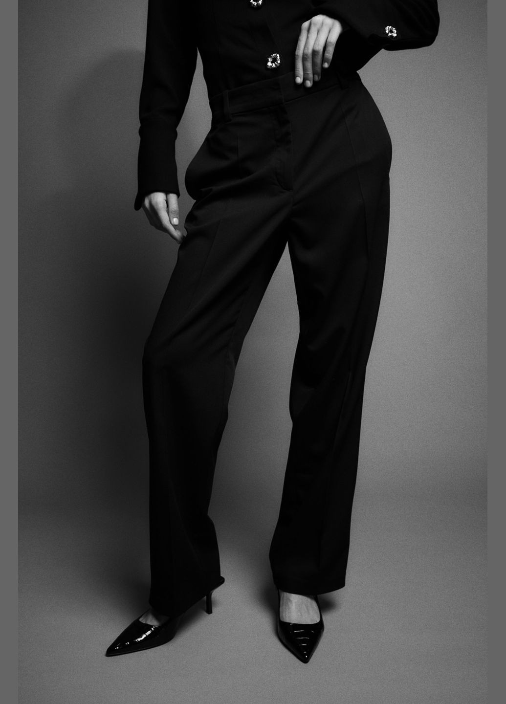 Широкие брюки H&M (329294500)