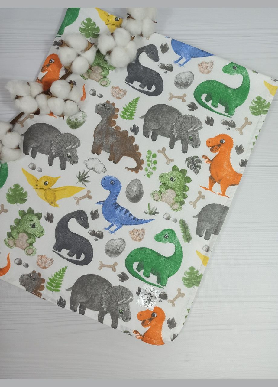 Набор для малыша: из 3 непромокаемых пеленок a.l.babybox Дино 50х80 Разноцветный No Brand (315488127)