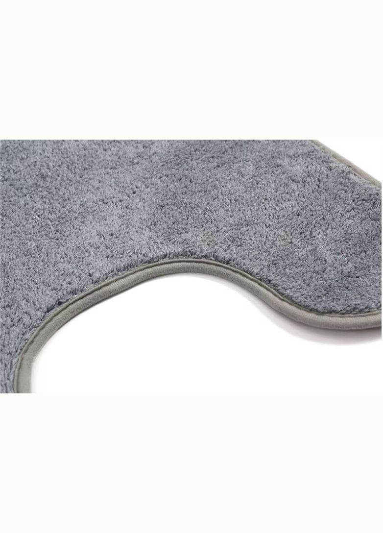 Набір із 3-х килимків для ванної та туалету For Home Decor М'яких і пухнастих Коричневий (7802545) No Brand (365280665)