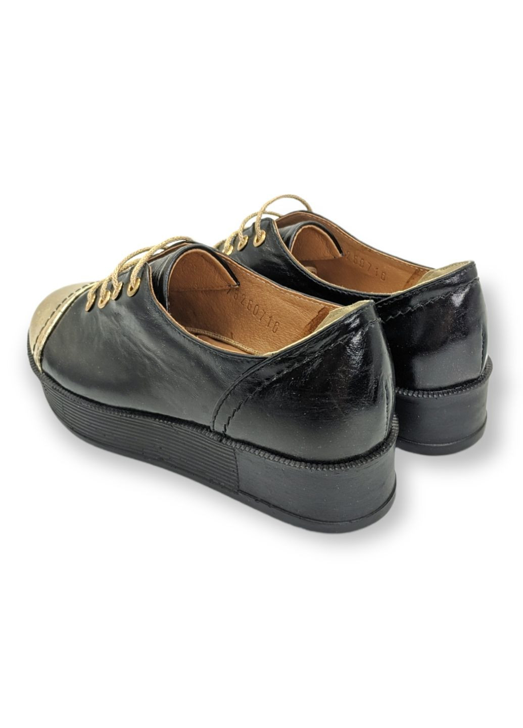 Черные туфли (р) кожа 0-0-1-1-217 Beloli