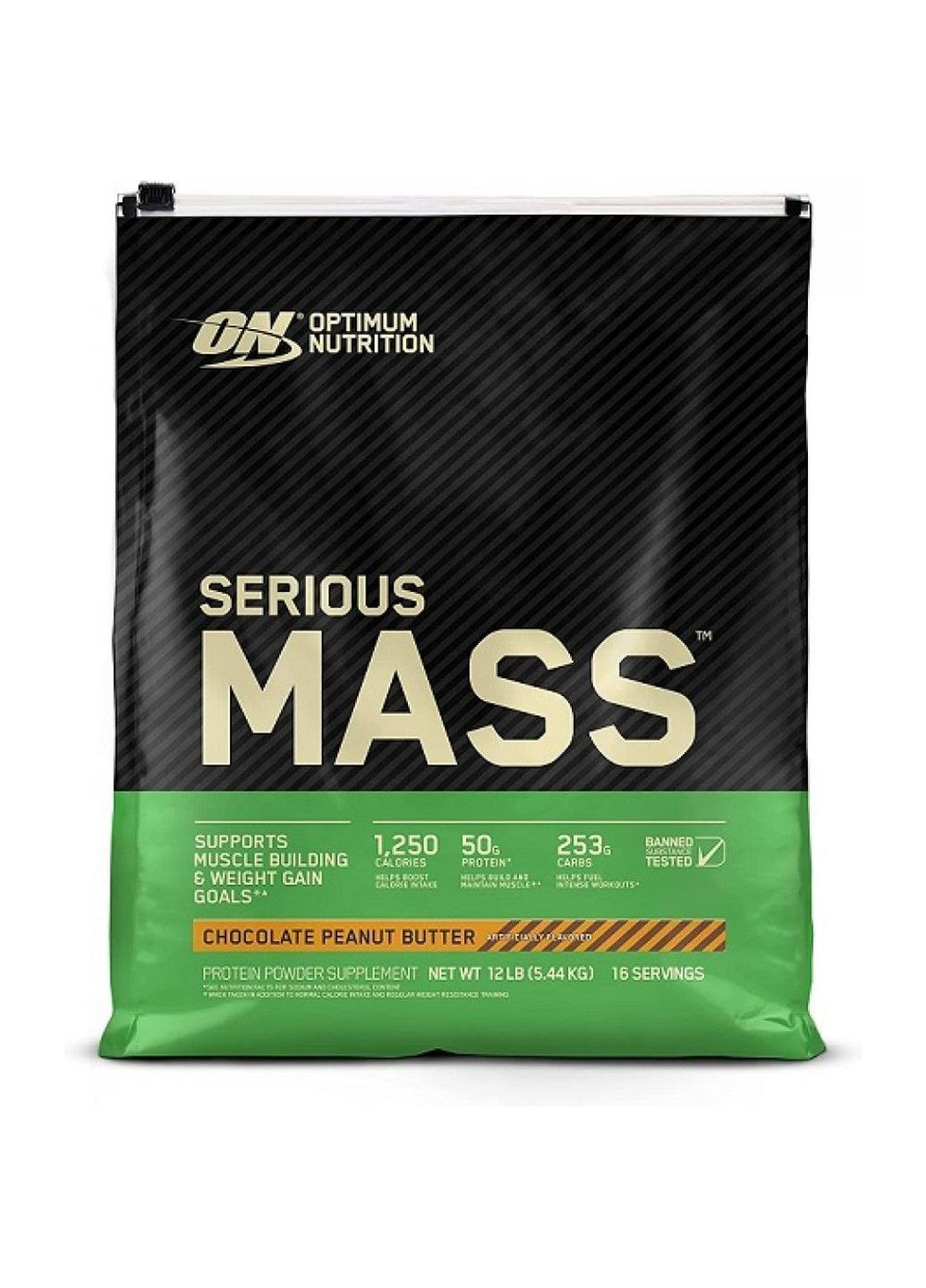 Гейнер Serious Mass (EU), 5450 г Banana Optimum Nutrition (369621658)