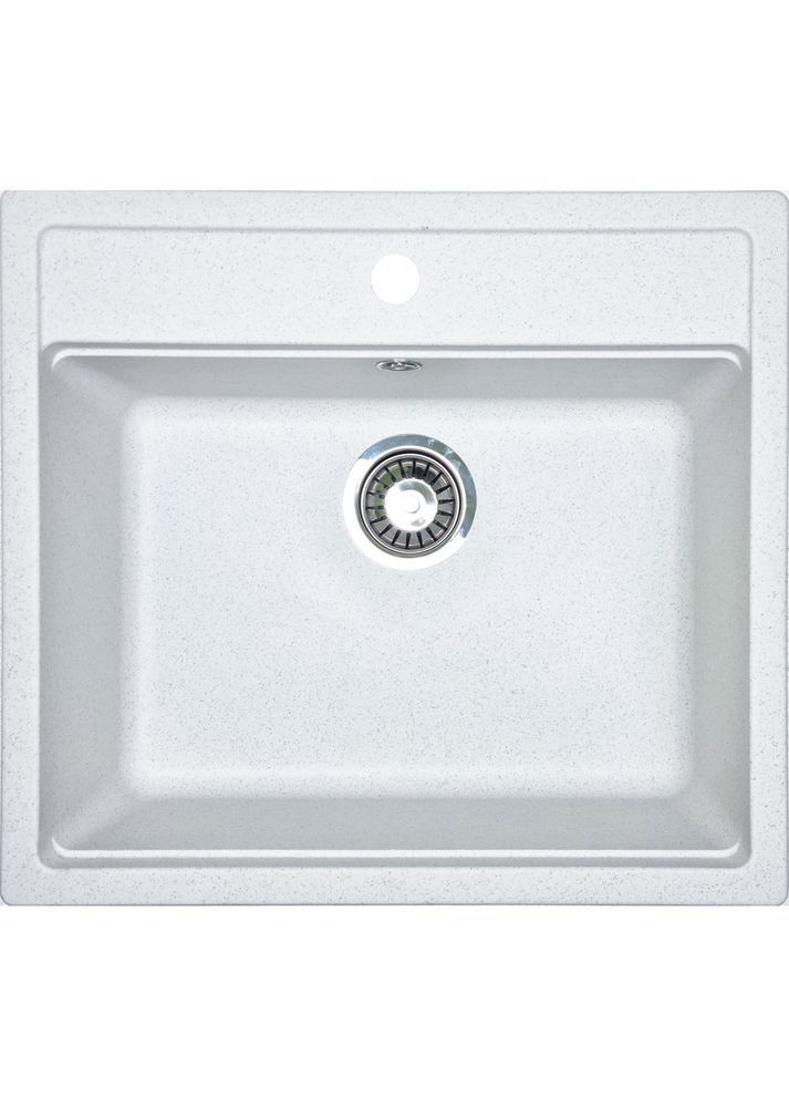 Кухонная мойка из искусственного камня/кварцевая 565х500x190мм, квадратная STEP Old-Stone Молочный (31040565500) Adamant (368157265)