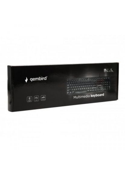 Клавіатура KBMCH-03-UA USB Black (KB-MCH-03-UA) Gembird kb-mch-03-ua usb black (268147392)