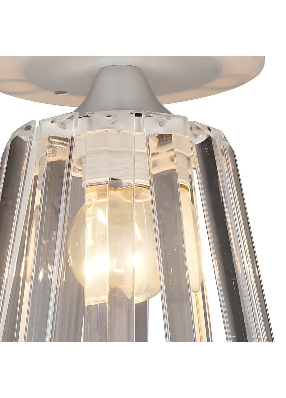 Люстра стельова на 1 плафон біла (193889/1) Sirius (351385798)