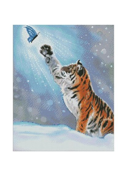Алмазная мозаика, без подрамника "Забавы тигренок" 40х50 см Strateg (361413009)