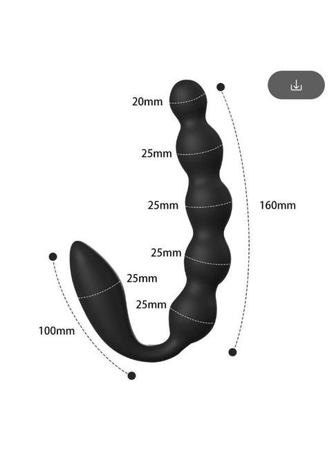 Масажер простати з дистанційним керуванням BeadsAchil No Brand (339864731)
