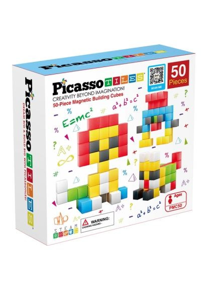 Конструктор магнитный Tiles Building Cubes 50 деталей (817338023645) Picasso магнітний Tiles Building Cubes 50 деталей (366694947)
