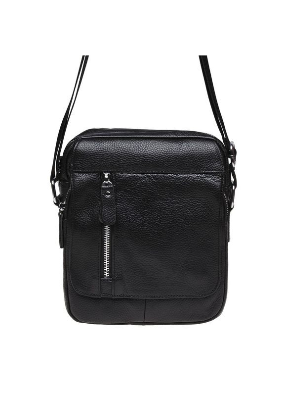 Сумка чоловіча шкіряна через плече K12051 Чорний Keizer (302008704)