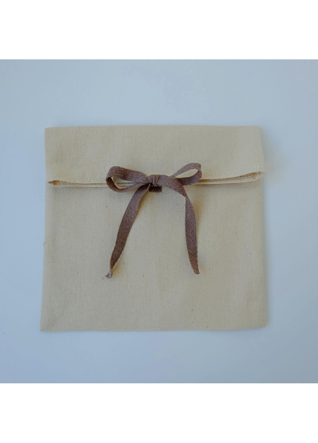 Подарочный мешок, текстильный мешочек для упаковки хранения коричневая лента No Brand (355471245)