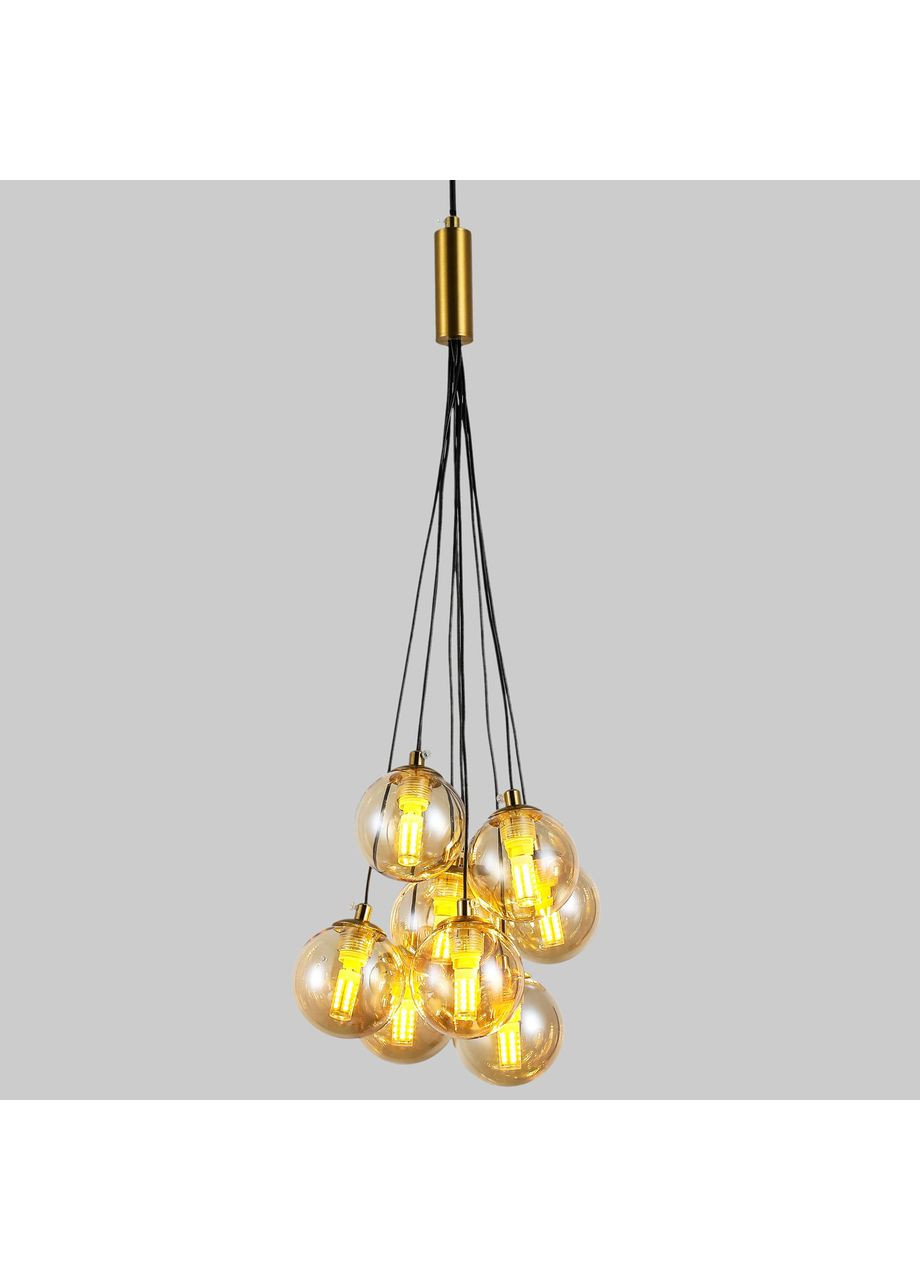 Подвесная бронзовая люстра "Пучок" на 9 ламп (800-P1023-9 AM) No Brand (370069859)