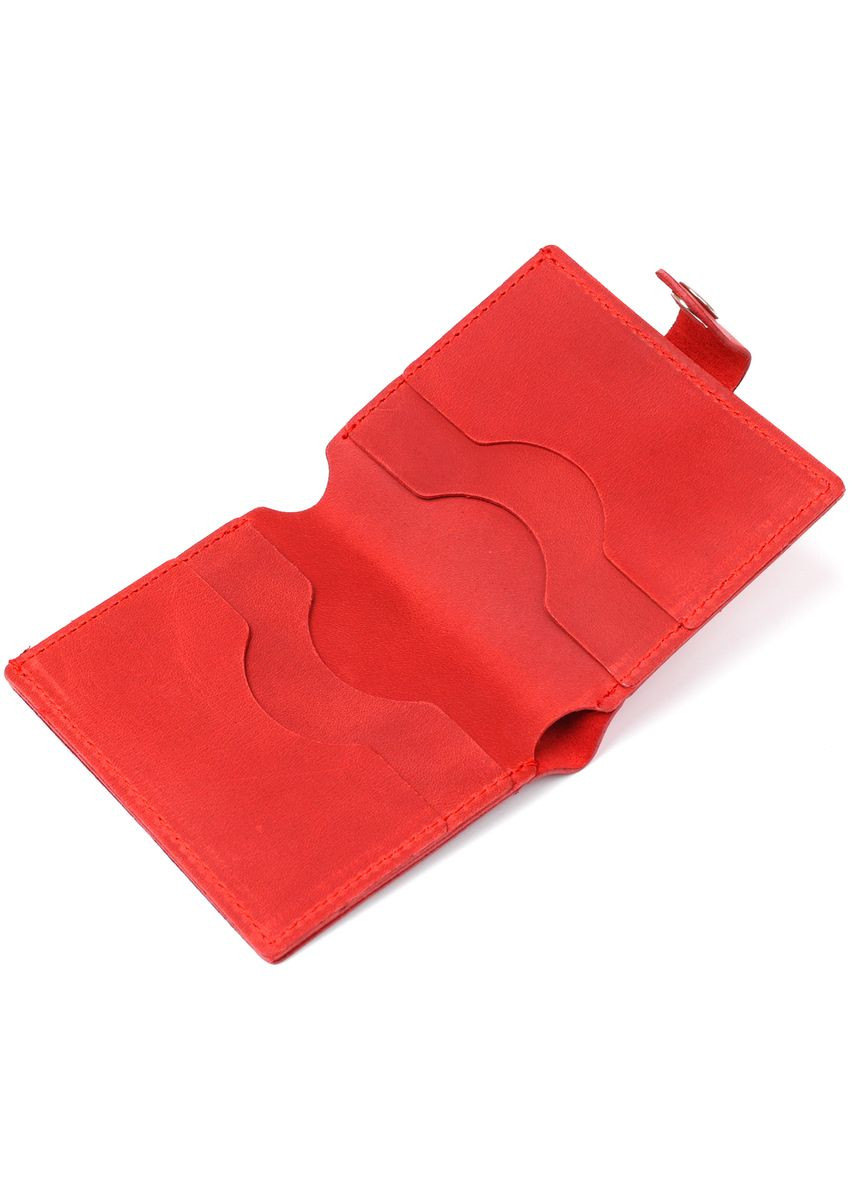 Жіночий гаманець з натуральної шкіри 16476 Червоний Shvigel (306881935)