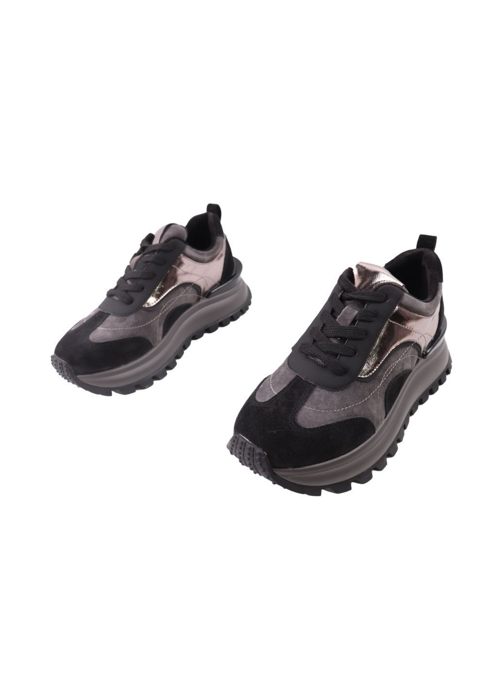 Кросівки жіночі чорні натуральна замша FARINNI 628-24DK чорні (300775552)