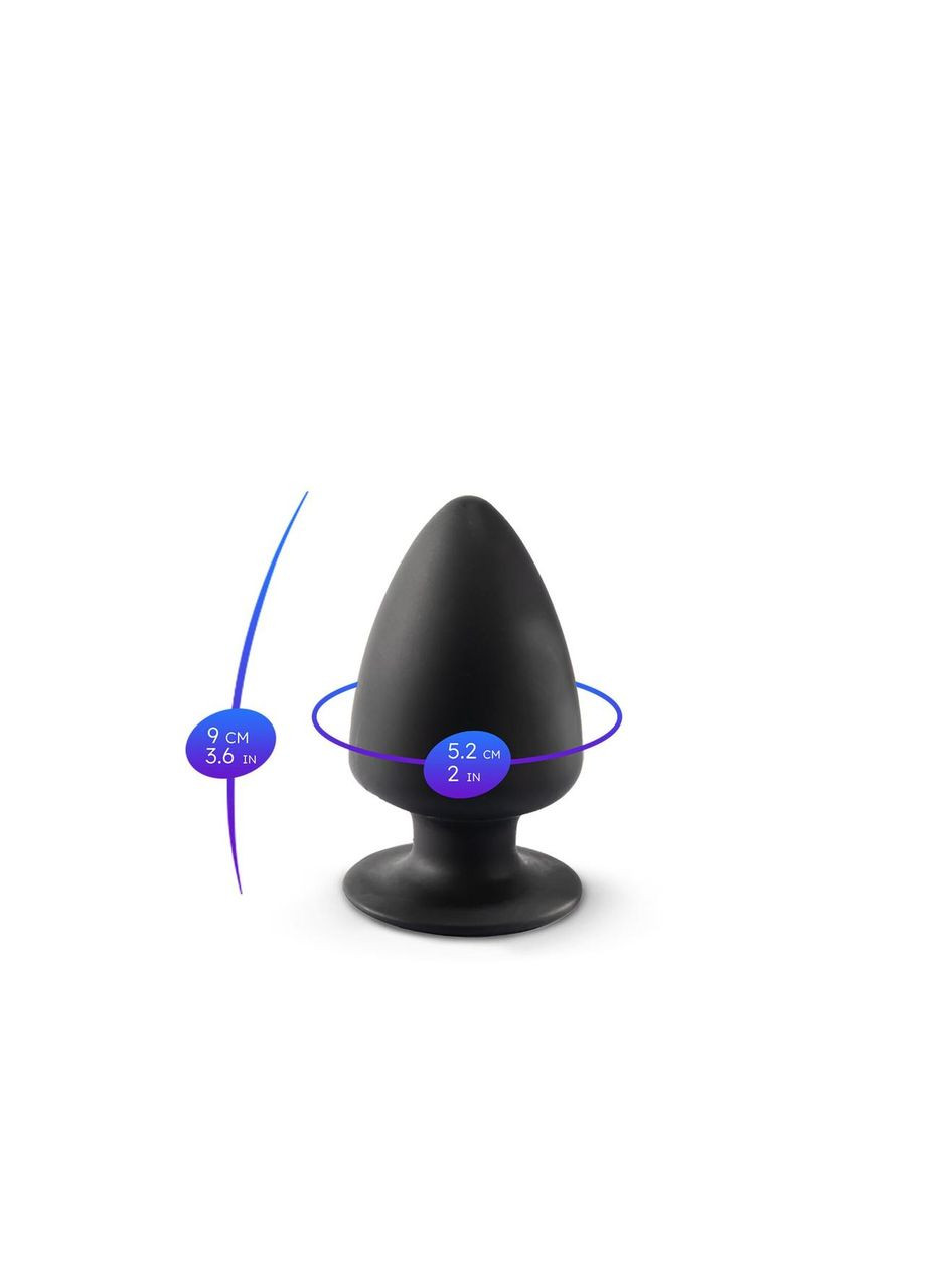 Анальна пробка SilexD (Model 1 size S) двошарова, силікон + Silexpan, діаметр 5 см No Brand (366877933)