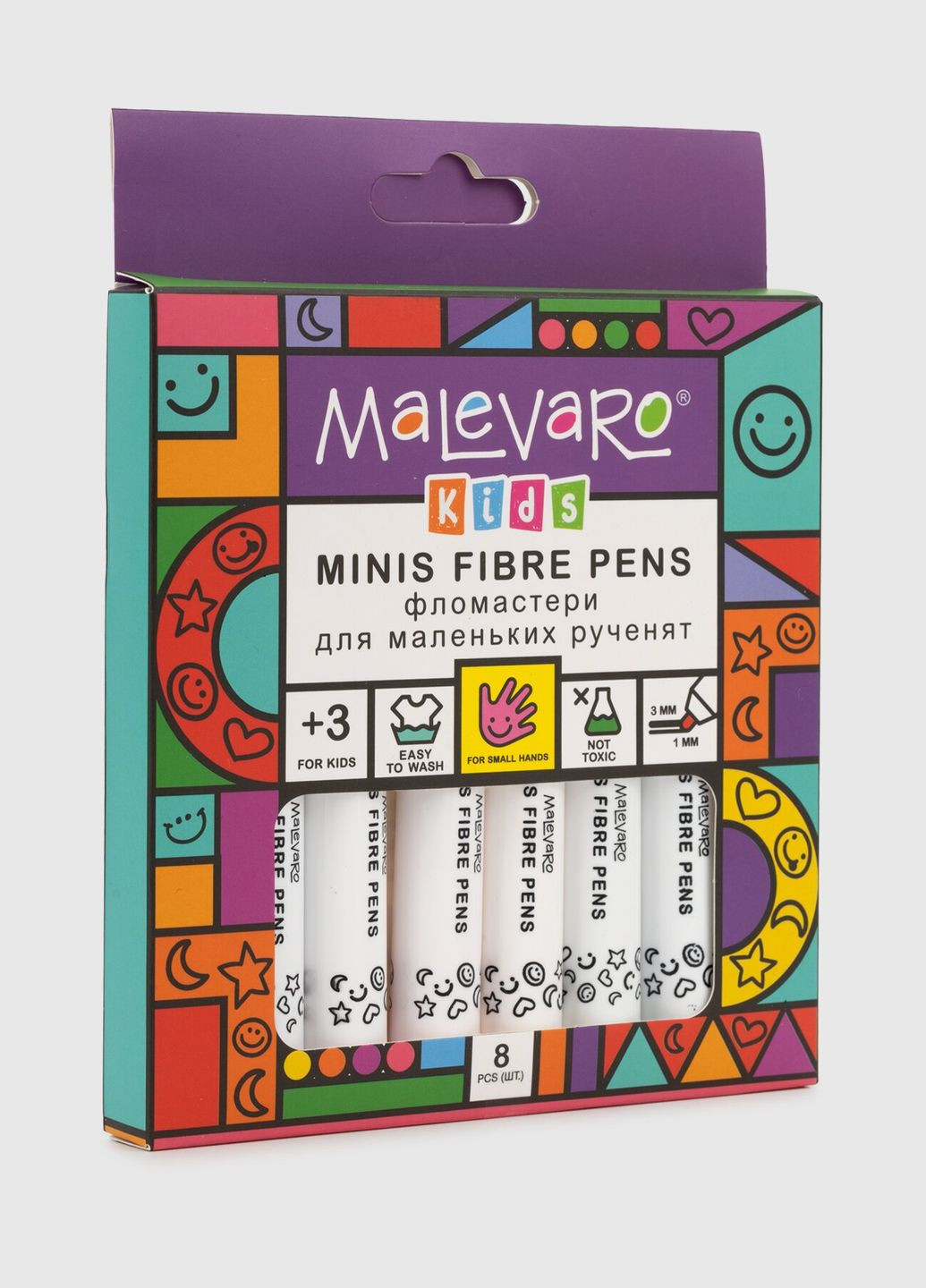Фломастеры MINI 8 цветов ML760141 Разноцветный (4820252760141)(SC) shop (4820252760141) Malevaro (363301089)
