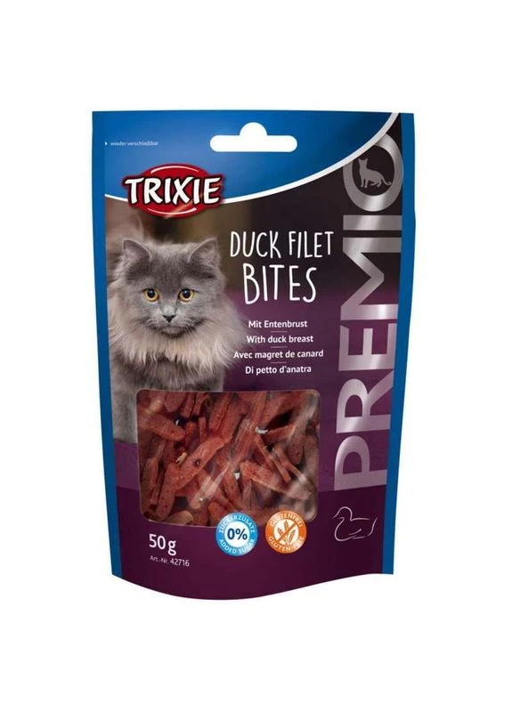 Лакомство с уткой для кошек PREMIO Duck Filet Bites 50 г Sale! (2007133035730) Trixie (346389606)