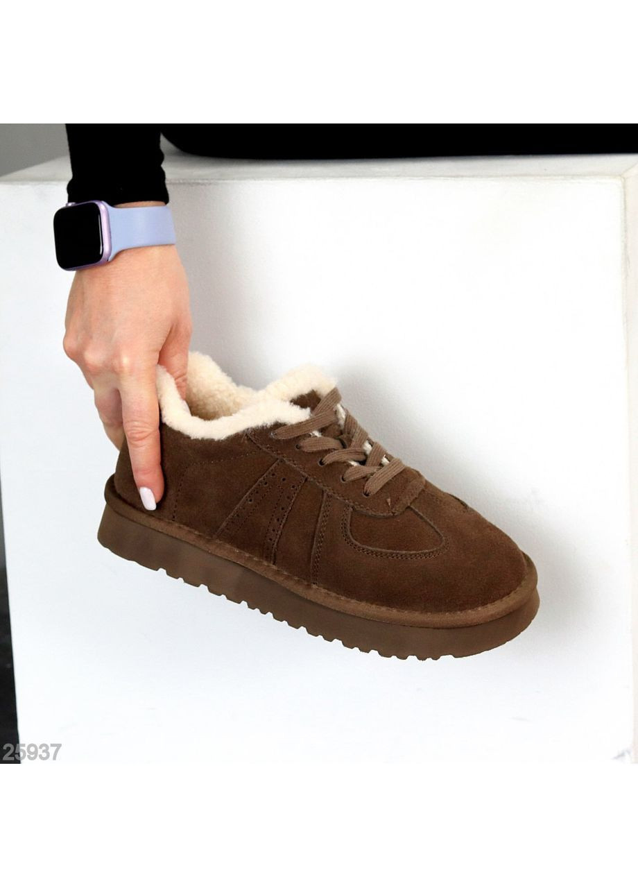 Зимові кросівки No Brand коричневі зими (369607912)