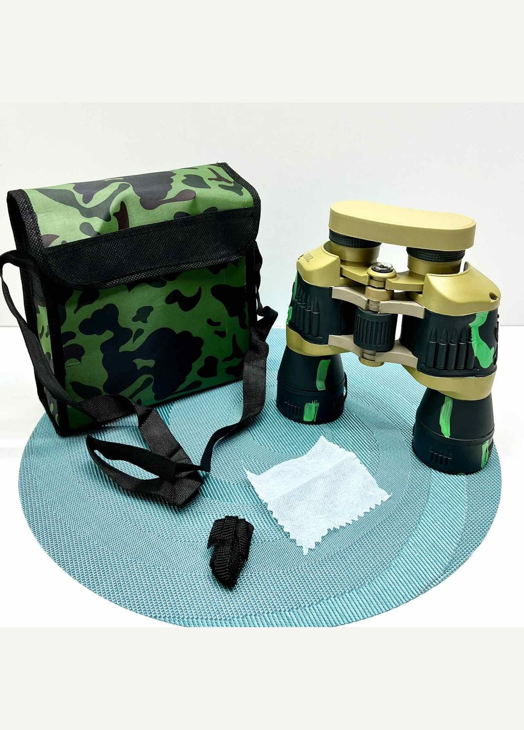 Бінокль у камуфляжному чохлі 19*19см (750) No Brand (302215273)