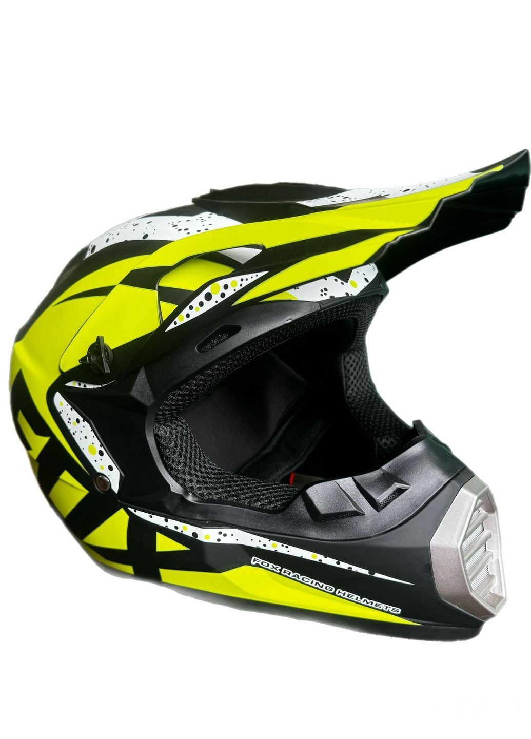 Эндуро кроссовый мотошлем Helmet Fox V2 + очки Standard комплект No Brand (370756042)