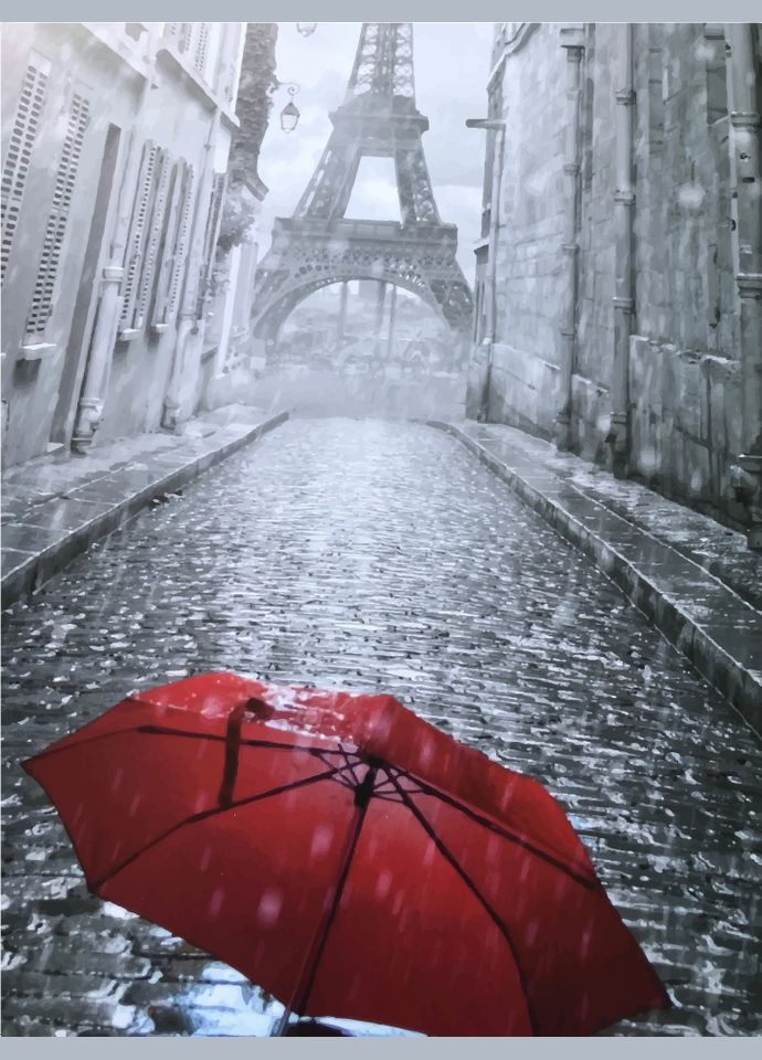 Картина за номерами "Парасолька в Парижі" 11207-AC Art Craft (301792098)