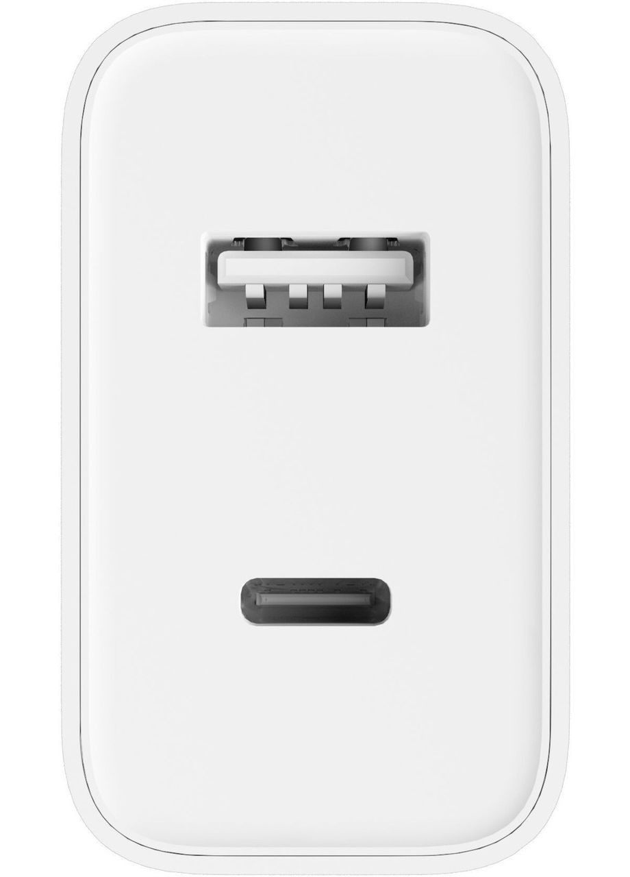 Блок питания Mi 33W Wall Charger 2 выхода (TypeA+Type-C) быстрый зарядный адаптер Xiaomi (279553984)