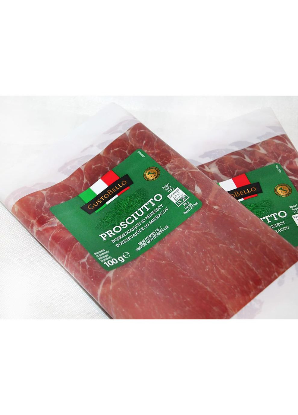 Прошуто, итальянская ветчина, 80 г GustoBello (351862569)