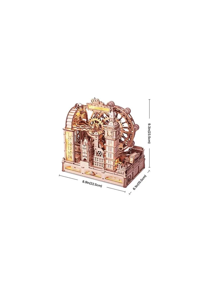 Конструктор Rokr деревянный 3D Marble Travel Лондон (EGB01) Robotime (394076984)