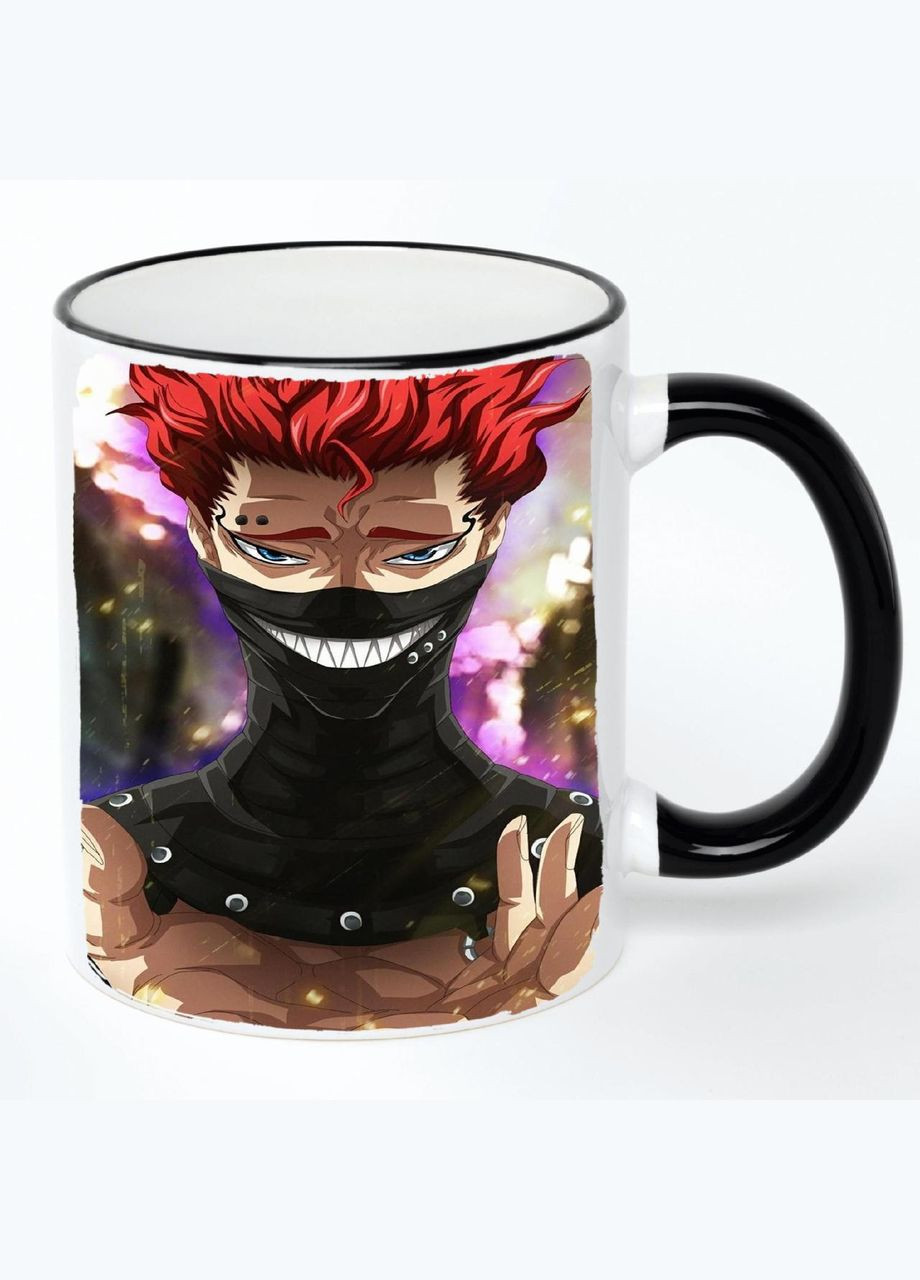 Чашка Черный клевер Аниме #012 (кружка, кружка) Белый с черной ручкой 330 мл No Brand (322714446)