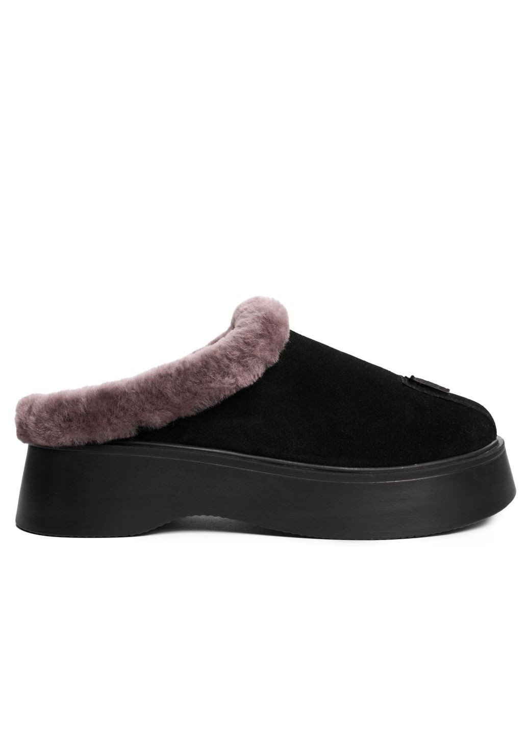 Черные зимние сабо 4759 Phany